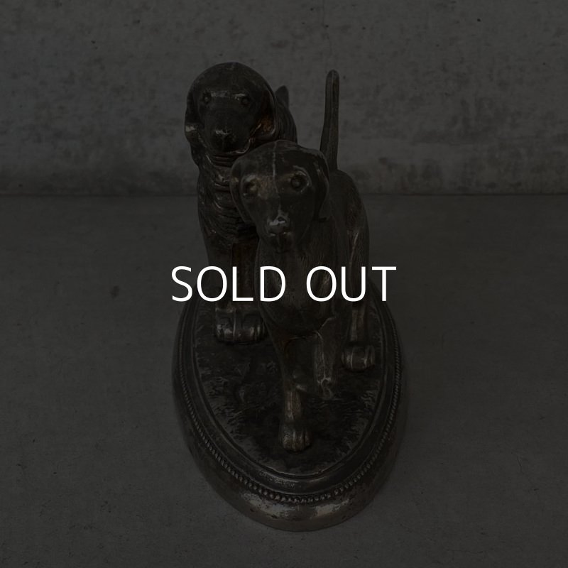 画像4: VINTAGE ANTIQUE DOG OBJECT ヴィンテージ アンティーク 犬 オブジェ / コレクタブル ディスプレイ インテリア ポインター スパニエル 置物 動物 雑貨 アメリカ