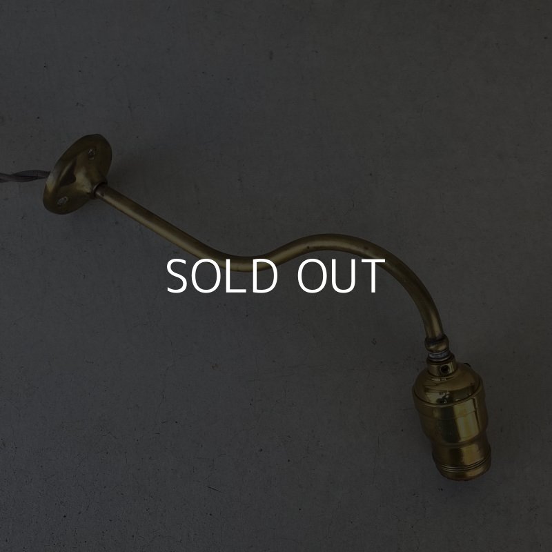 画像4: VINTAGE ANTIQUE LAMP LIGHT WALL LAMP ヴィンテージ アンティーク ライト ウォールランプ 壁付け照明 ブラケットランプ / ランプ 真鍮 店舗什器 アメリカ USA  (6)