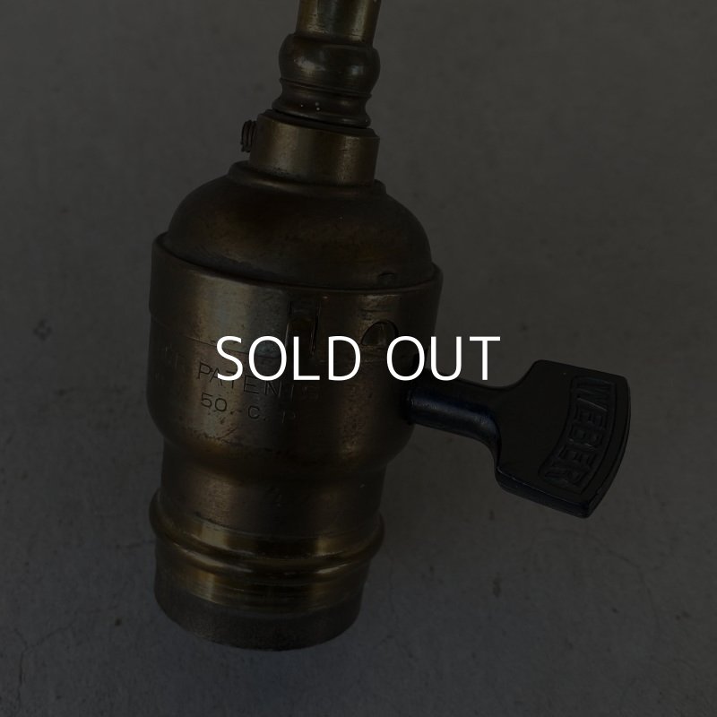 画像6: VINTAGE ANTIQUE LAMP LIGHT WALL LAMP ヴィンテージ アンティーク ライト ウォールランプ 壁付け照明 ブラケットランプ / ランプ 真鍮 店舗什器 アメリカ USA (5)