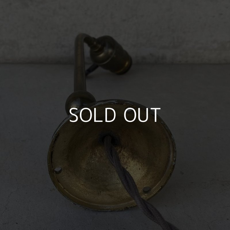 画像5: VINTAGE ANTIQUE LAMP LIGHT WALL LAMP ヴィンテージ アンティーク ライト ウォールランプ 壁付け照明 ブラケットランプ / ランプ 真鍮 店舗什器 アメリカ USA (4)