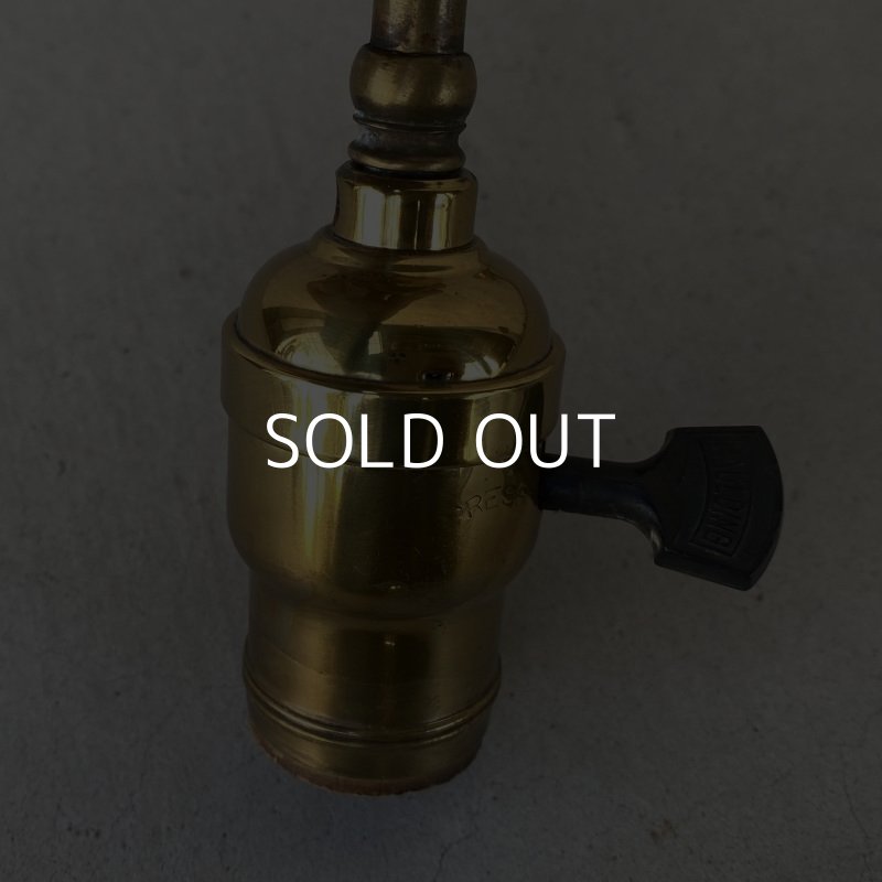 画像7: VINTAGE ANTIQUE LAMP LIGHT WALL LAMP ヴィンテージ アンティーク ライト ウォールランプ 壁付け照明 ブラケットランプ / ランプ 真鍮 店舗什器 アメリカ USA  (6)