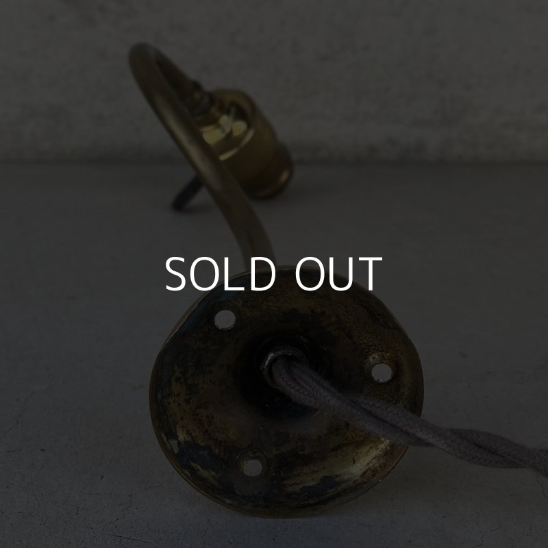 画像6: VINTAGE ANTIQUE LAMP LIGHT WALL LAMP ヴィンテージ アンティーク ライト ウォールランプ 壁付け照明 ブラケットランプ / ランプ 真鍮 店舗什器 アメリカ USA  (6)