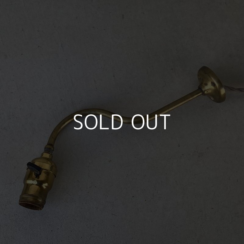画像3: VINTAGE ANTIQUE LAMP LIGHT WALL LAMP ヴィンテージ アンティーク ライト ウォールランプ 壁付け照明 ブラケットランプ / ランプ 真鍮 店舗什器 アメリカ USA  (6)