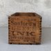 画像3: VINTAGE ANTIQUE WOOD CRATE WOODEN BOX SANFORD MFG CO ヴィンテージ アンティーク ウッドボックス 木箱 / インダストリアル コレクタブル 収納 ケース 店舗什器 アメリカ USA 