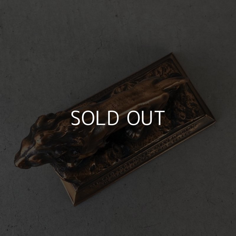画像5: VINTAGE ANTIQUE METRO GOLDWYN MAYER LION OBJECT ヴィンテージ アンティーク ライオン オブジェ / コレクタブル ディスプレイ インテリア 置物 動物 雑貨 アメリカ