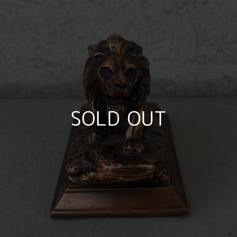 画像2: VINTAGE ANTIQUE METRO GOLDWYN MAYER LION OBJECT ヴィンテージ アンティーク ライオン オブジェ / コレクタブル ディスプレイ インテリア 置物 動物 雑貨 アメリカ