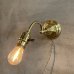 画像8: VINTAGE ANTIQUE LAMP LIGHT WALL LAMP ヴィンテージ アンティーク ライト ウォールランプ 壁付け照明 ブラケットランプ / ランプ 真鍮 店舗什器 アメリカ USA (8)