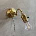 画像2: VINTAGE ANTIQUE LAMP LIGHT WALL LAMP ヴィンテージ アンティーク ライト ウォールランプ 壁付け照明 ブラケットランプ / ランプ 真鍮 店舗什器 アメリカ USA (8) (2)