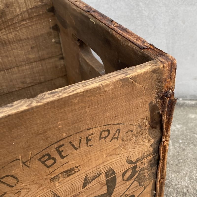 画像8: VINTAGE ANTIQUE WOOD CRATE WOODEN BOX DREWRY&SONS ヴィンテージ アンティーク ウッドボックス 木箱 / インダストリアル コレクタブル ビール 収納 ケース ガレージ ガーデニング 店舗什器 アメリカ USA