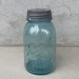 VINTAGE ANTIQUE BALL MASON JAR ヴィンテージ アンティーク ボール メイソンジャー ガラス瓶 アメリカ / ディスプレイ ボトル 小物入れ 店舗什器 (1)