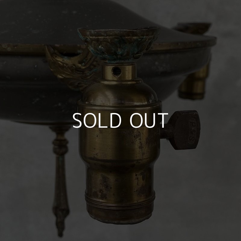 画像7: VINTAGE ANTIQUE ヴィンテージ アンティーク シャンデリア 吊り下げライト / 3灯 ライト ペンダントライト 天井照明 店舗什器 アメリカ USA