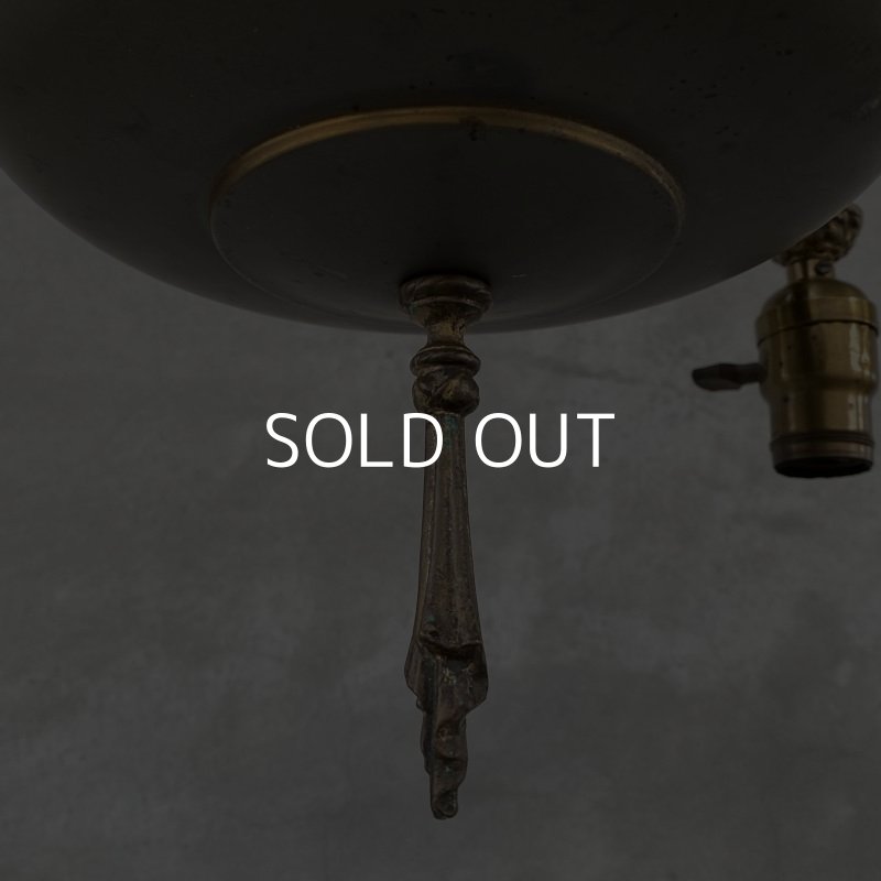 画像6: VINTAGE ANTIQUE ヴィンテージ アンティーク シャンデリア 吊り下げライト / 3灯 ライト ペンダントライト 天井照明 店舗什器 アメリカ USA