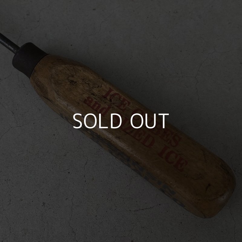 画像4: VINTAGE ANTIQUE ICEPICK ヴィンテージ アンティーク アイスピック 氷割り / オブジェ ディスプレイ インテリア ウッド 木製 バー BAR アメリカ (3)