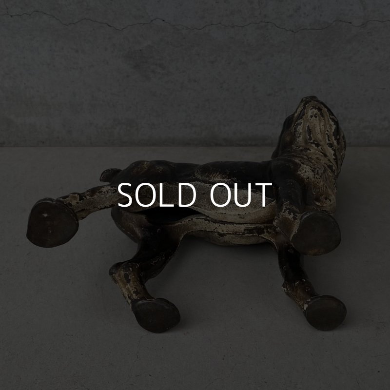 画像6: VINTAGE ANTIQUE BOSTON TERRIER DOOR STOPPER ヴィンテージ アンティーク ボストンテリア ドアストッパー / コレクタブル オブジェ キャストアイアン 鋳物 置物 犬 店舗什器 アメリカ  (1)