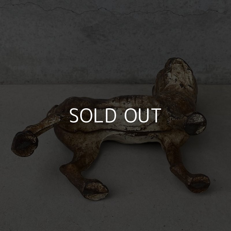 画像6: VINTAGE ANTIQUE BOSTON TERRIER DOOR STOPPER ヴィンテージ アンティーク ボストンテリア ドアストッパー / コレクタブル オブジェ キャストアイアン 鋳物 置物 犬 店舗什器 アメリカ (3)