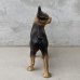 画像4: VINTAGE ANTIQUE BOSTON TERRIER DOOR STOPPER ヴィンテージ アンティーク ボストンテリア ドアストッパー / コレクタブル オブジェ キャストアイアン 鋳物 置物 犬 店舗什器 アメリカ (2)