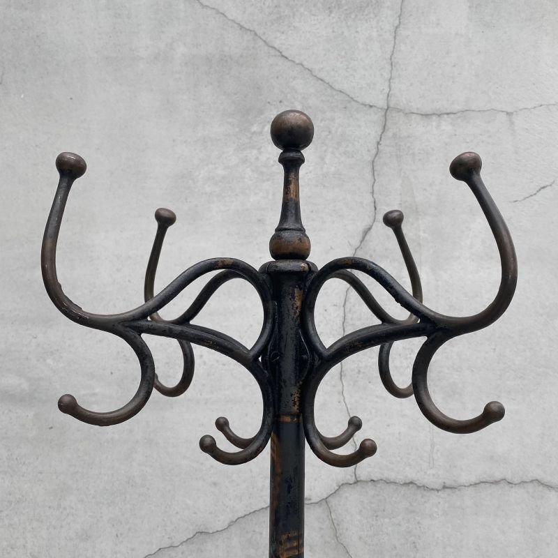画像3: VINTAGE ANTIQUE COAT RACK JAPANNED JAPANNEDFINISH ヴィンテージ アンティーク コートラック ジャパンカラー ハンガーラック / ジャパンド ジャパンフィニッシュ 家具 店舗 什器 アメリカ