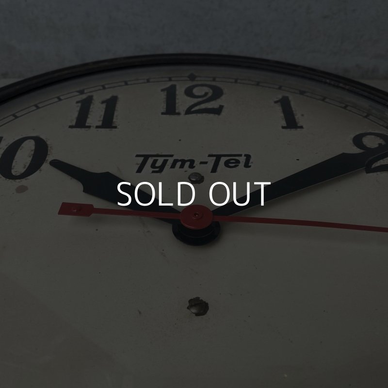 画像7: VINTAGE ANTIQUE WALL CLOCK ヴィンテージ アンティーク ウォールクロック 壁掛け時計 アメリカ / インダストリアル スクールクロック TYM-TEL 店舗什器 USA