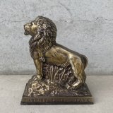 VINTAGE ANTIQUE COINBANK LION ヴィンテージ アンティーク コインバンク 貯金箱 ライオン / コレクタブル オブジェ ノベルティー 銀行 動物 置物 アメリカ