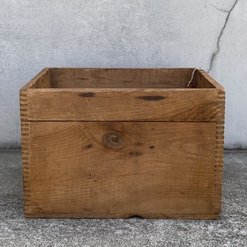 画像3: VINTAGE ANTIQUE WOOD CRATE WOODEN BOX HELONIN ヴィンテージ アンティーク ウッドボックス 木箱 / インダストリアル コレクタブル 収納 ケース ガレージ ガーデニング 店舗什器 アメリカ USA
