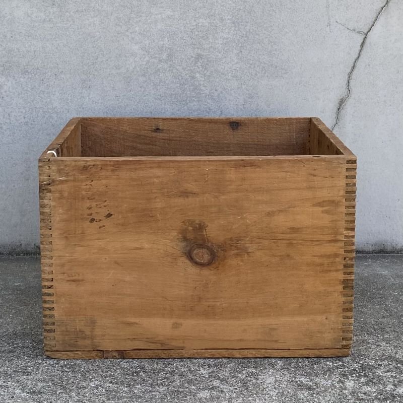 画像4: VINTAGE ANTIQUE WOOD CRATE WOODEN BOX HELONIN ヴィンテージ アンティーク ウッドボックス 木箱 / インダストリアル コレクタブル 収納 ケース ガレージ ガーデニング 店舗什器 アメリカ USA