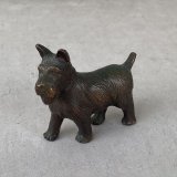 VINTAGE ANTIQUE DOG OBJECT ヴィンテージ アンティーク 犬 オブジェ / コレクタブル ディスプレイ インテリア ペーパーウェイト 置物 動物 雑貨 小 アメリカ