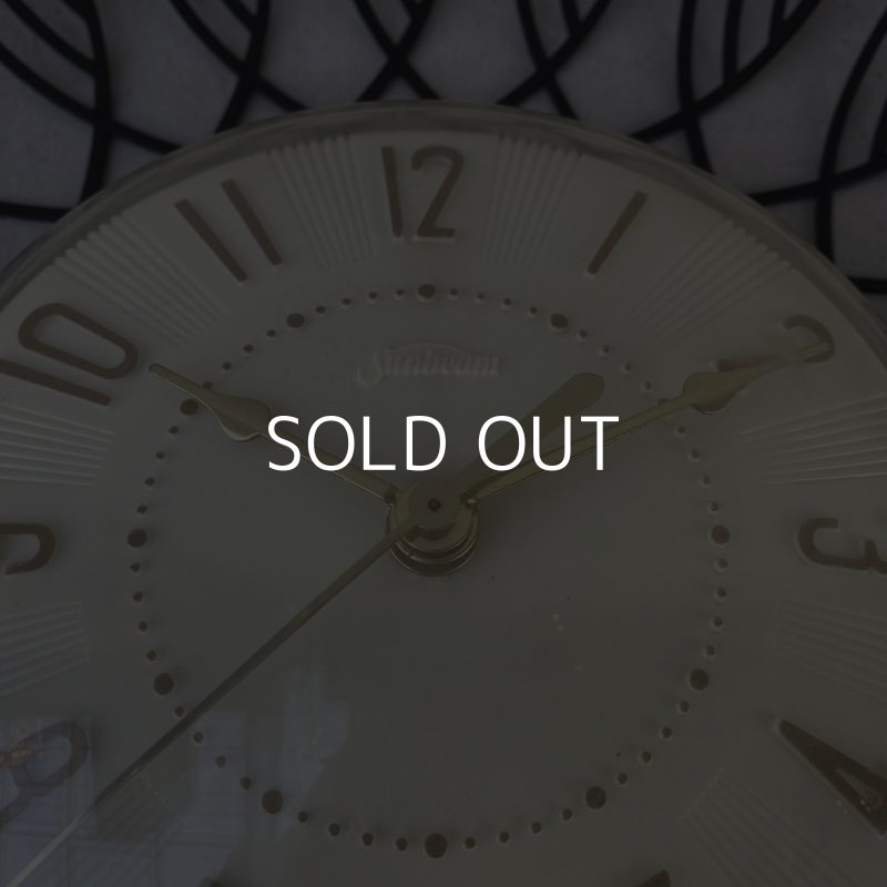 画像7: VINTAGE ANTIQUE WALL CLOCK SUNBEAM ヴィンテージ アンティーク ウォールクロック 壁掛け時計 サンビーム / ミッドセンチュリー アメリカ 店舗什器 USA