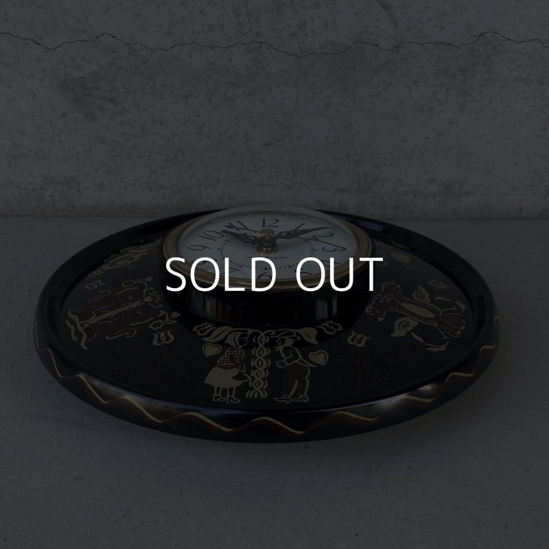 画像3: VINTAGE ANTIQUE WALL CLOCK GENERAL ELECTRIC GE ヴィンテージ アンティーク ウォールクロック 壁掛け時計 / ミッドセンチュリー フォークアート 黒色 ブラック 店舗什器 アメリカ USA