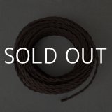 お客様専用 26メートル ELECTRIC LAMP CORD コード 配線 茶 ブラウン / 電気 照明 ランプ リペアパーツ ツイストコード コットン  2芯 アメリカ USA TYPE-E
