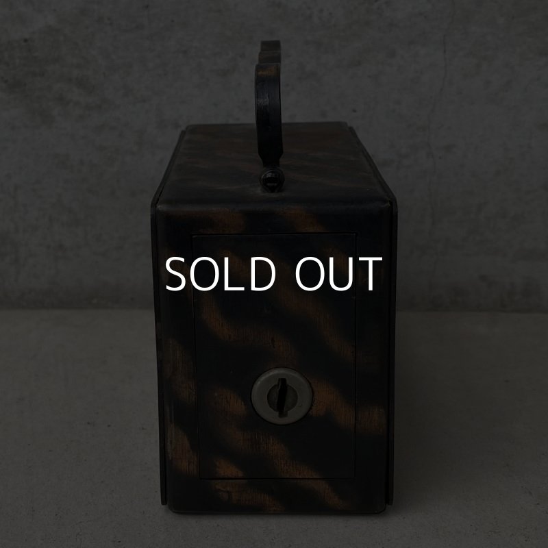 画像5: VINTAGE ANTIQUE COINBANK JAPANNED ヴィンテージ アンティーク コインバンク ジャパンド ジャパンカラー / コレクタブル 貯金箱 銀行 ノベルティー アメリカ USA