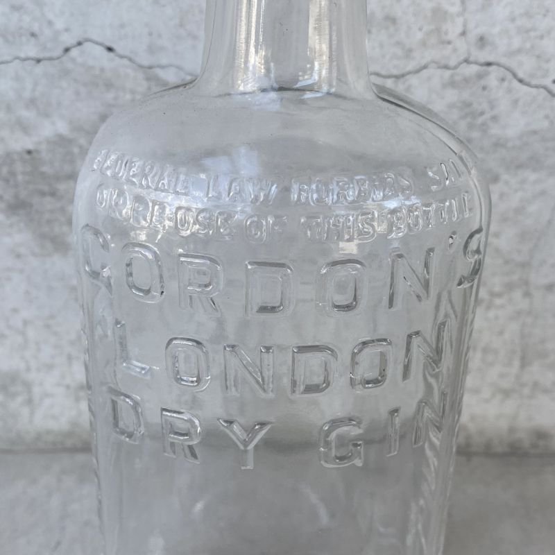画像7: VINTAGE ANTIQUE DRY GIN BOTTLE ヴィンテージ アンティーク ガラス瓶 ボトル  /  ガラス ディスプレイ インテリア ロンドンドライジン BAR アメリカ USA