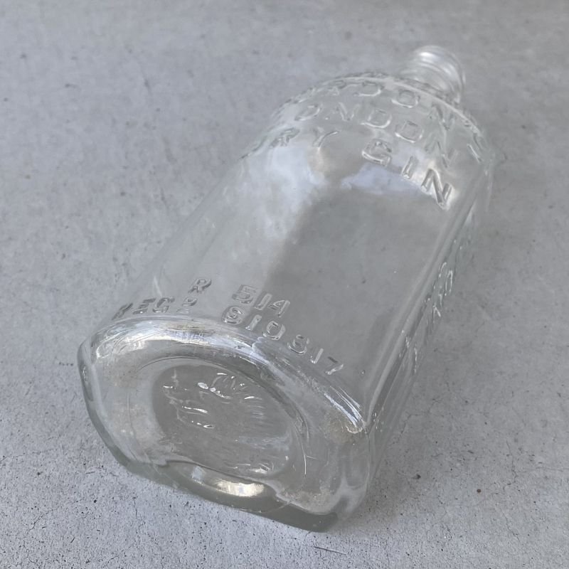画像6: VINTAGE ANTIQUE DRY GIN BOTTLE ヴィンテージ アンティーク ガラス瓶 ボトル  /  ガラス ディスプレイ インテリア ロンドンドライジン BAR アメリカ USA
