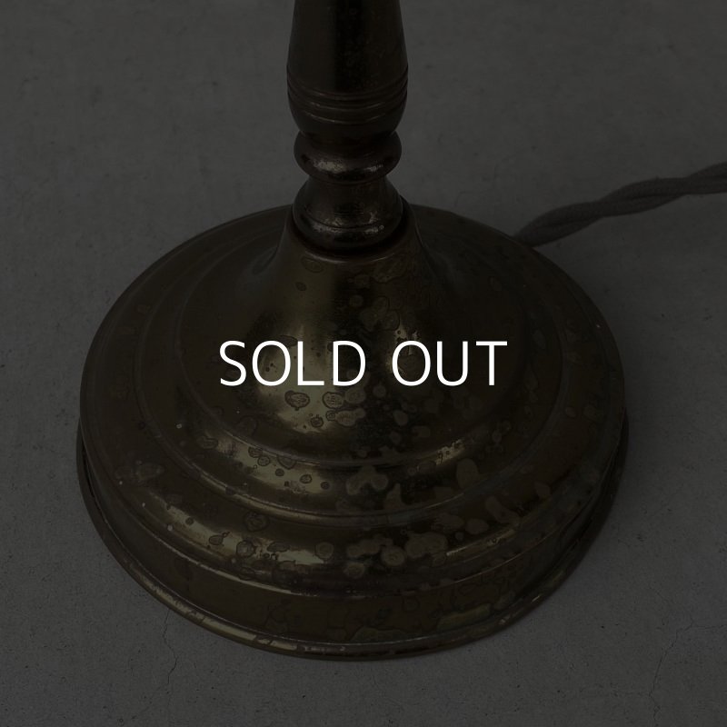 画像5: VINTAGE ANTIQUE DESKLAMP ヴィンテージ アンティーク デスクライト スタンドライト テーブルランプ 卓上ライト 照明 / インテリア ブラス 真鍮 LEVITON 店舗什器 アメリカ USA (2)