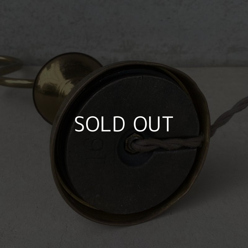 画像8: VINTAGE ANTIQUE DESKLAMP ヴィンテージ アンティーク デスクライト スタンドライト テーブルランプ 卓上ライト 照明 / インテリア ブラス 真鍮 LEVITON 店舗什器 アメリカ USA (2)