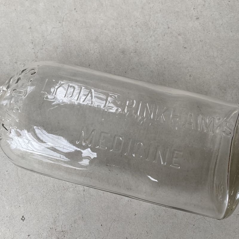画像8: VINTAGE ANTIQUE DRUG BOTTLE MEDICINE BOTTLE ヴィンテージ アンティーク ドラックボトル メディスンボトル 薬瓶 / ドラッグジャー ガラス ディスプレイ インテリア アメリカ USA (1)