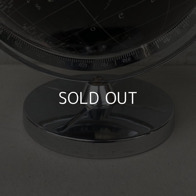 画像4: VINTAGE ANTIQUE REPLOGLE GLOBE BLACK OCEAN ヴィンテージ アンティーク 地球儀 ブラックオーシャン / コレクタブル 地図 インテリア 60' 黒色 店舗什器 アメリカ USA