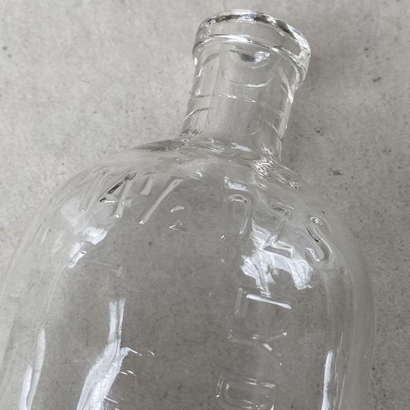 画像7: VINTAGE ANTIQUE DRUG BOTTLE MEDICINE BOTTLE ヴィンテージ アンティーク ドラックボトル メディスンボトル 薬瓶 / ドラッグジャー ガラス ディスプレイ インテリア アメリカ USA (1)