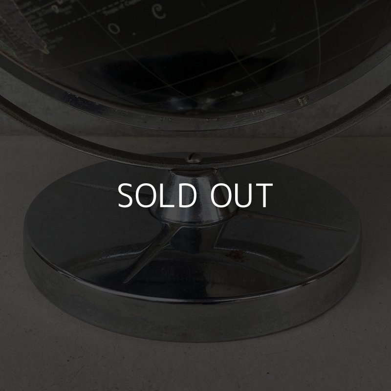 画像3: VINTAGE ANTIQUE REPLOGLE GLOBE BLACK OCEAN ヴィンテージ アンティーク 地球儀 ブラックオーシャン / コレクタブル 地図 インテリア 50' 黒色 店舗什器 アメリカ USA