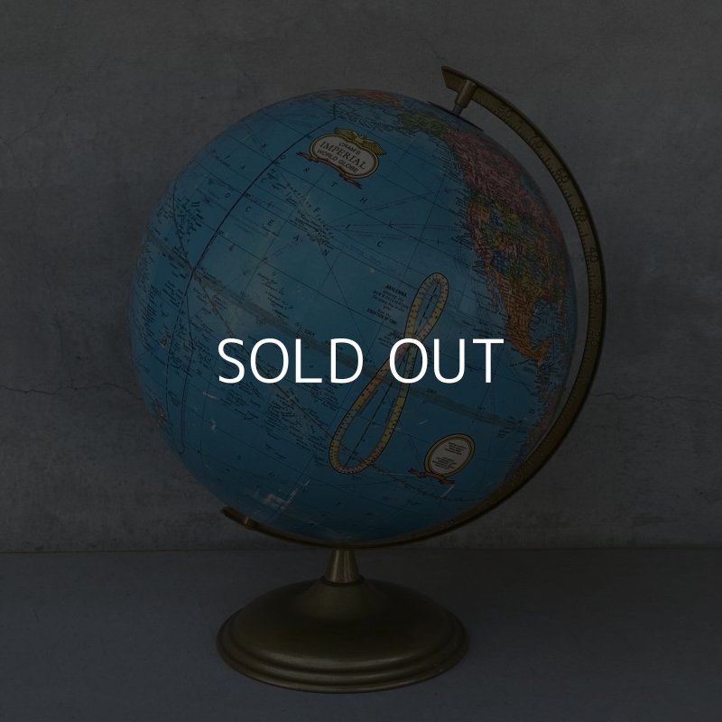 画像1: VINTAGE ANTIQUE CRAM'S IMPERIAL WORLD GLOBE ヴィンテージ アンティーク 地球儀 / コレクタブル 地図 インテリア 店舗什器 アメリカ USA (1)