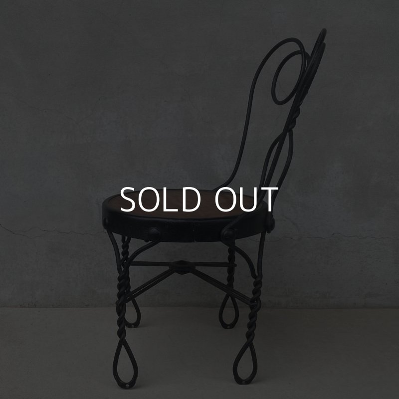 画像5: VINTAGE ANTIQUE KIDS CHAIR ヴィンテージ アンティーク 椅子 アイスクリームチェア パーラーチェア / キッズ 子供用 家具 インテリア アイアン 店舗什器 アメリカ USA