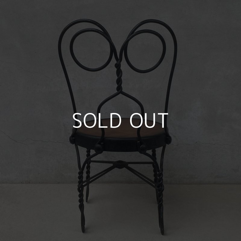 画像3: VINTAGE ANTIQUE KIDS CHAIR ヴィンテージ アンティーク 椅子 アイスクリームチェア パーラーチェア / キッズ 子供用 家具 インテリア アイアン 店舗什器 アメリカ USA