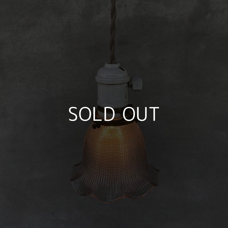 画像9: VINTAGE ANTIQUE LIGHT ヴィンテージ アンティーク 吊り下げライト 照明 / ライト ランプ ペンダントライト ガラスシェード ポーセリン 天井照明 アメリカ USA  (1)