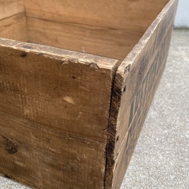 画像9: VINTAGE ANTIQUE WOOD CRATE WOODEN BOX ヴィンテージ アンティーク ウッドボックス 木箱 / コレクタブル 収納 ケース ガレージ ガーデニング ROBERT A.JOHNSTON CO. 店舗什器 アメリカ USA 