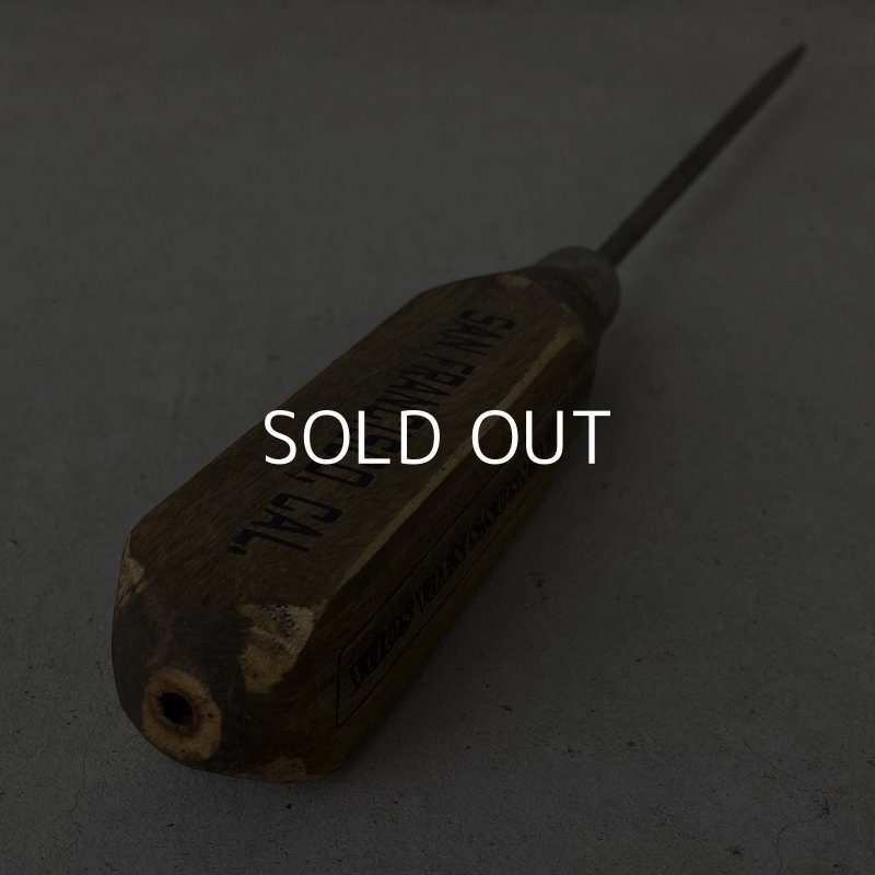 画像6: VINTAGE ANTIQUE ICEPICK ヴィンテージ アンティーク アイスピック 氷割り / オブジェ ディスプレイ インテリア ウッド 木製 バー BAR アメリカ (4)