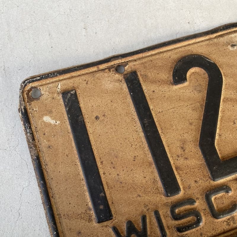 画像5: VINTAGE ANTIQUE LICENSE PLATE ヴィンテージ アンティーク ナンバープレート / インダストリアル モーター系 ガレージ ディスプレイ 車 店舗 アメリカ