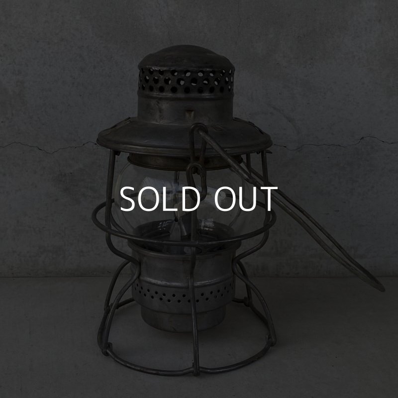 画像3: VINTAGE ANTIQUE ADLAKE KERO 400 RAILROAD LANTERN EL ヴィンテージ アンティーク アドレイク レイルロード ランタン オイルランプ / キャンプ アウトドア アメリカ USA (1)