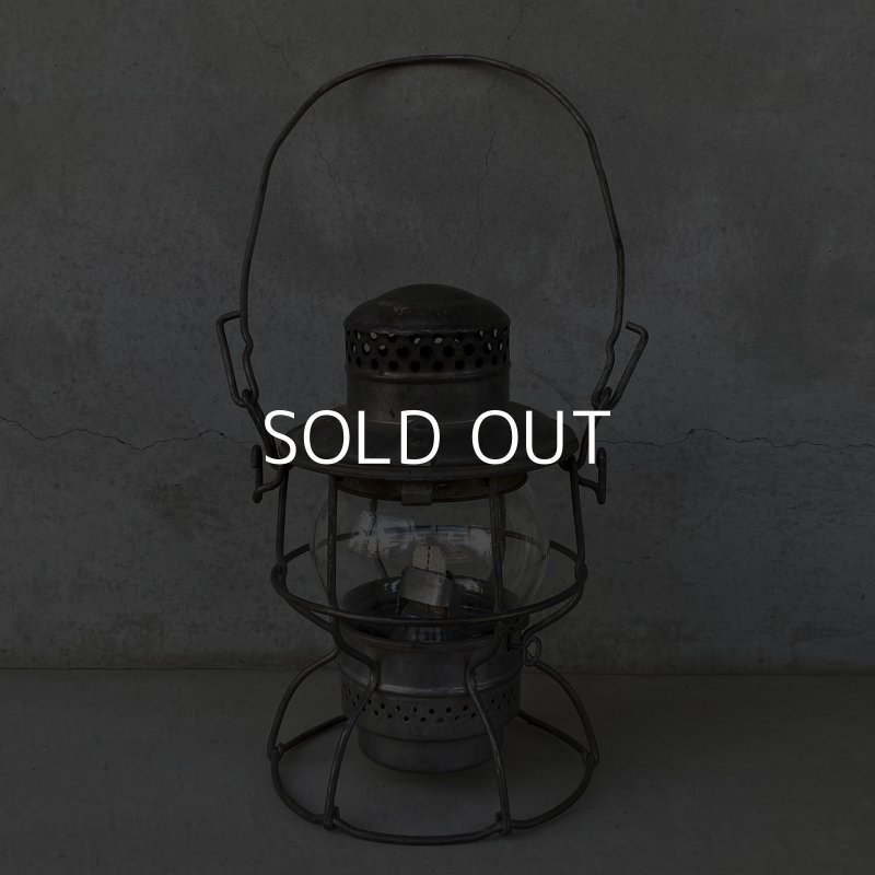 画像1: VINTAGE ANTIQUE ADLAKE KERO 400 RAILROAD LANTERN EL ヴィンテージ アンティーク アドレイク レイルロード ランタン オイルランプ / キャンプ アウトドア アメリカ USA (1)