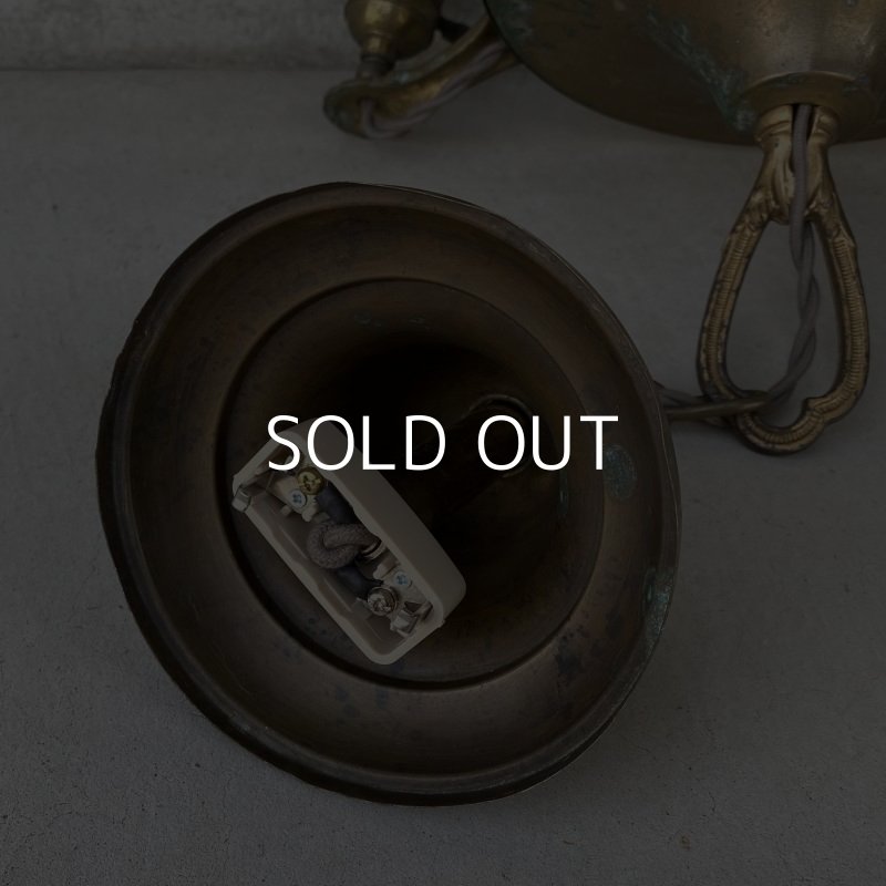 画像8: VINTAGE ANTIQUE LIGHT YOST ヴィンテージ アンティーク シャンデリア 吊り下げライト / 3灯 ライト ペンダントライト 天井照明 店舗什器 アメリカ USA (2)