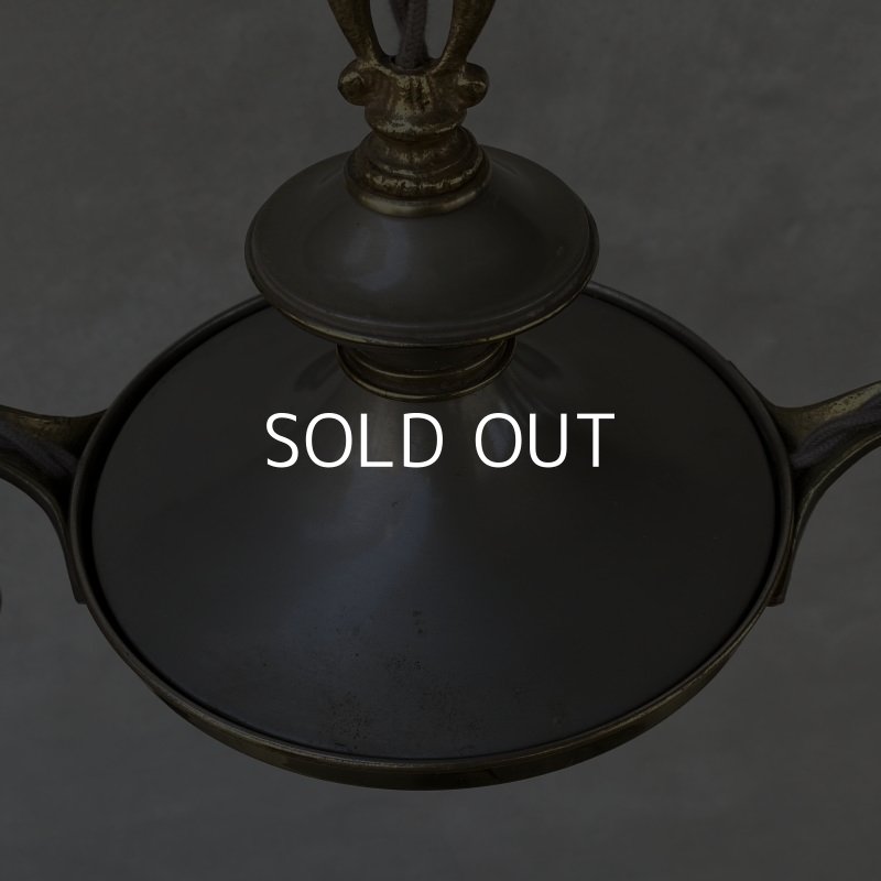 画像2: VINTAGE ANTIQUE LIGHT HUBBELL ヴィンテージ アンティーク シャンデリア 吊り下げライト  シーリングランプ 天井照明 / 2灯 ライト ペンダントライト E26 店舗什器 アメリカ USA (1)