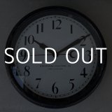 VINTAGE ANTIQUE WALL CLOCK STROMBERG ELECTRIC CO. ヴィンテージ アンティーク ウォールクロック 壁掛け時計 / インダストリアル コレクタブル スクールクロック ブラック 黒色 店舗什器 アメリカ USA